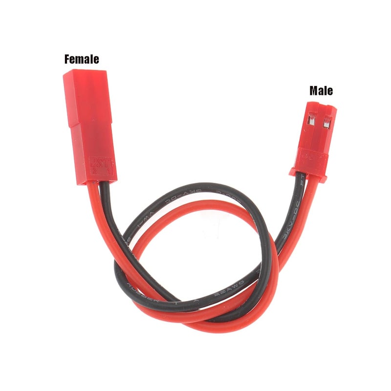 AEDIKO 10pcs JST Extension Cable JST Male to Female Connector 22AWG 5.9 Inch RC Motor ESC Conversion Cable Plug Wire Adapter for RC Car Accessories - Image 3